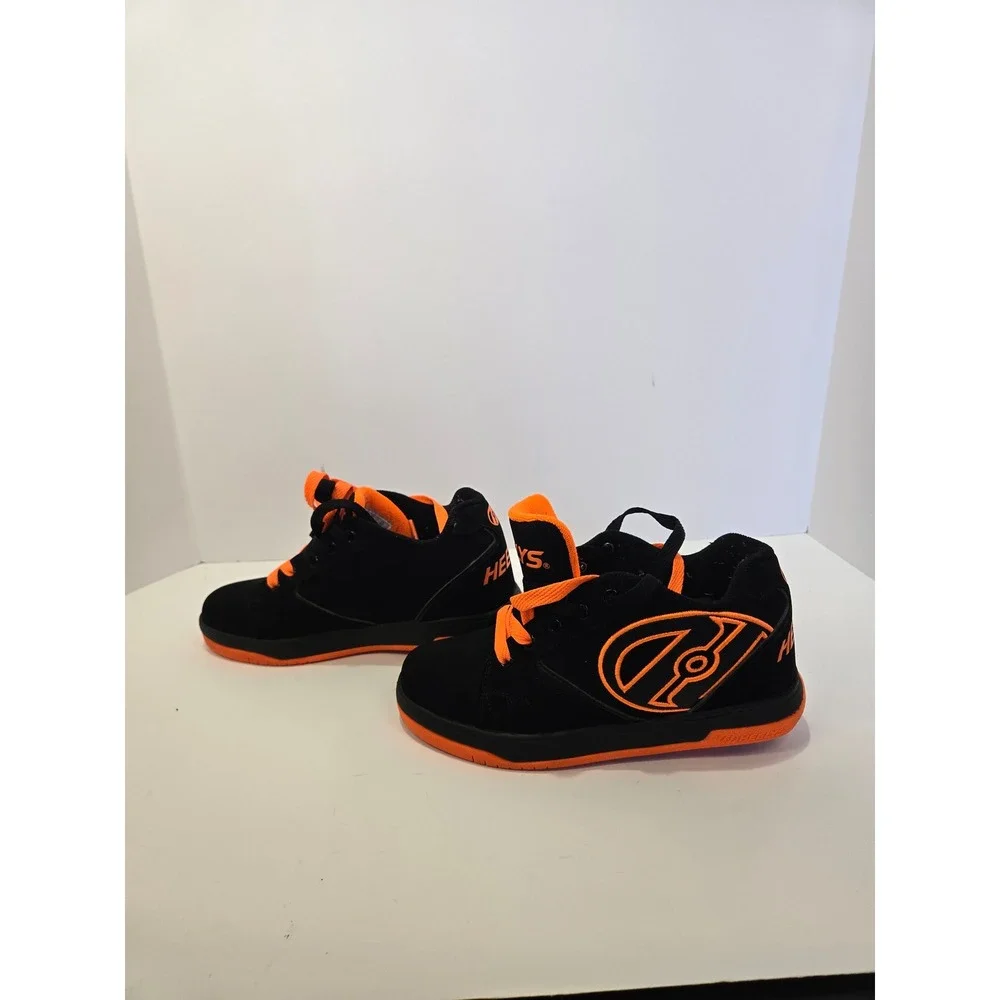Heelys Propel 2.0 Black Orange Roller Skate Shoes Youth 4